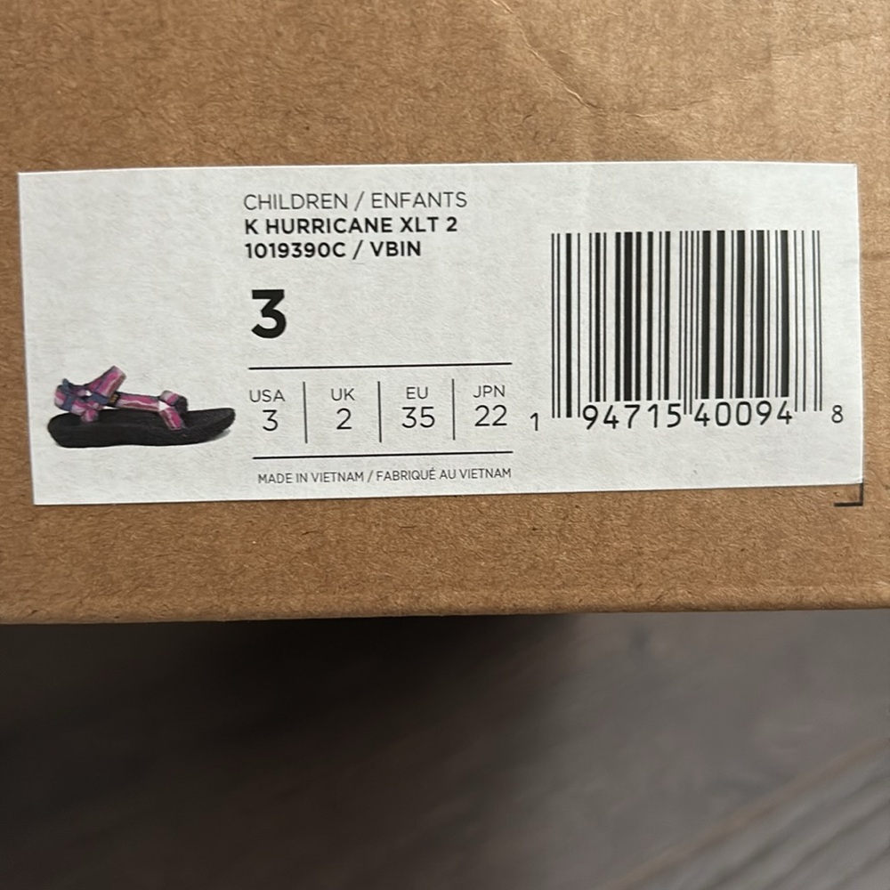 NWT Teva - Child Hurricane XLT 2 Sport Sandal size 3 - Picture 8 of 11